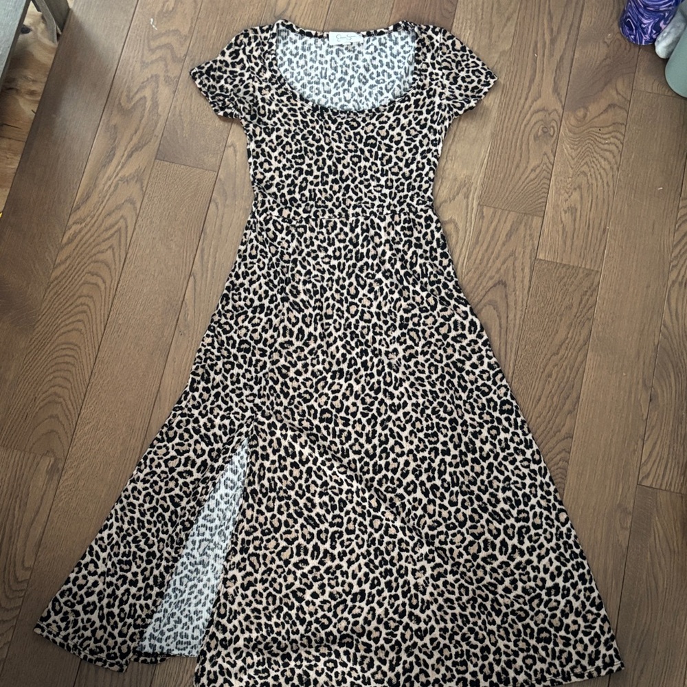 Jessica Simpson Leopard Print Dress